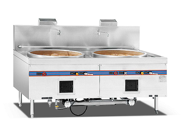 燃氣雙頭大鍋灶